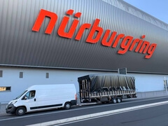 AL Stage R48 - Zugfahrzeug und Anhänger auf dem Nürburgring