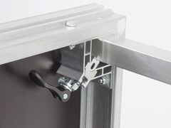 Schnellverschluss bei Steckfusspodest VGM Praktikus Light