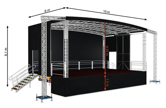 Trailerbühne AL Stage R60