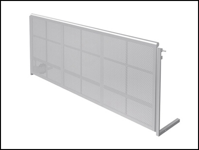 Absperrung für Durchfahrt