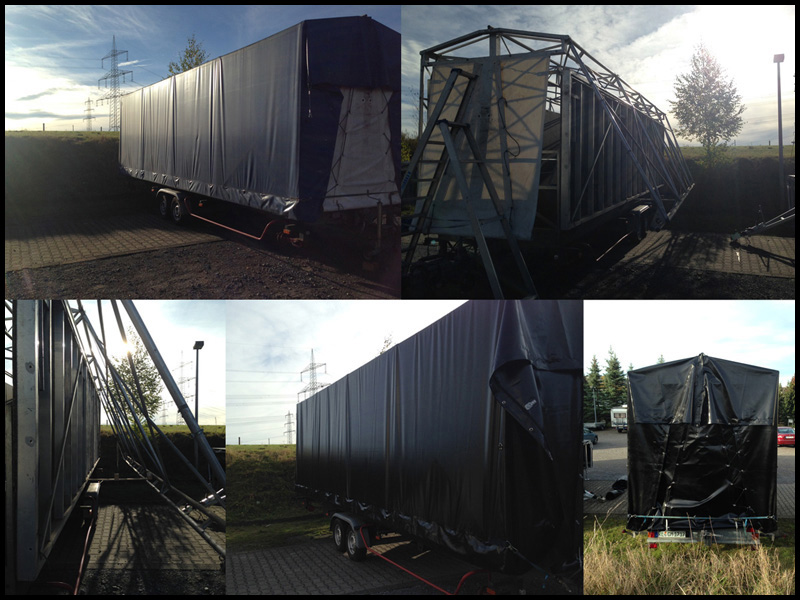 Planenset für Trailerbühnen