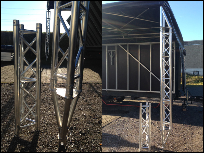 Traversenstützen für Trailerbühnen