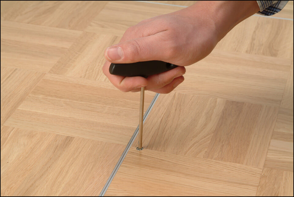 Verlegen von mobilen Tanzflächen