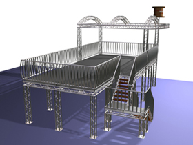 Traversenkonstruktion Sonderbau
