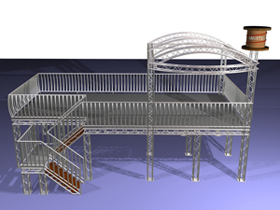 Traversenkonstruktion Sonderbau