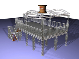 Traversenkonstruktion Sonderbau