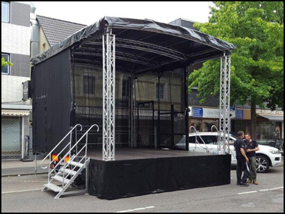 Rundbogenbühne AL Stage R30