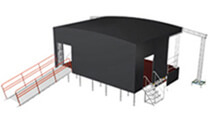 Auffahrrampen für Trailerbühne AL Stage